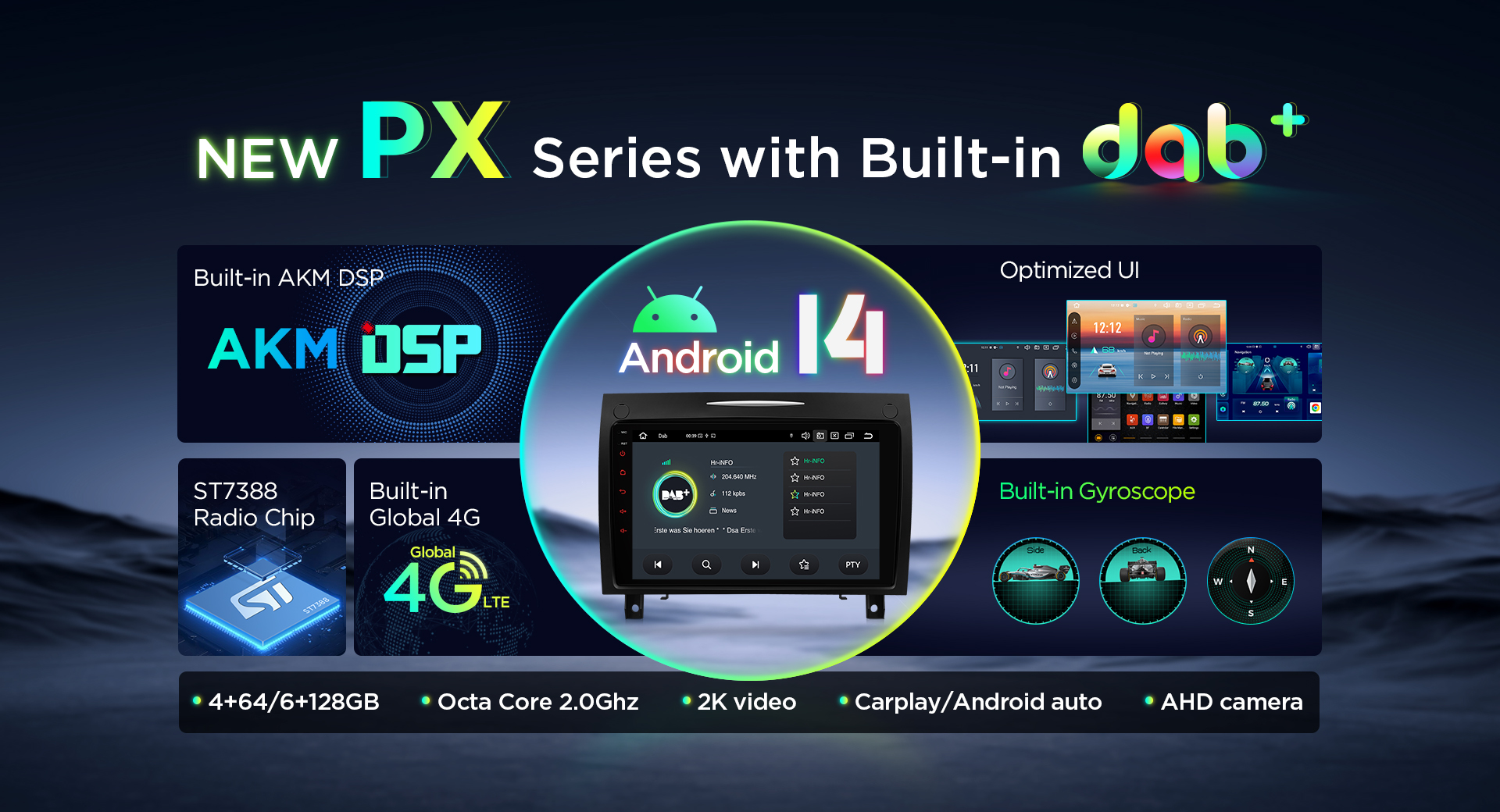 XTRONS PX Series: The Ultimate Built-in DAB  Car Multimedia Solution